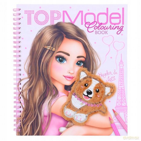 Kolorowanka z pluszowym pieskiem Top Model Corgi 12083A