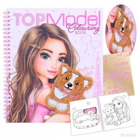 Kolorowanka z pluszowym pieskiem Top Model Corgi 12083A