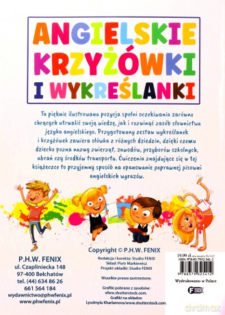 Angielskie wykreślanki i krzyżówki [KSIĄŻKA]