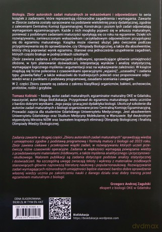 Biologia. Część 2. Zbiór autorskich zadań maturalnych ze wskazówkami i odpowiedziami. Klasyfikacja organizmów. Bakterie i archeowce. Protisty. Rośliny. Grzyby. - Tomasz Koliński [KSIĄŻKA]