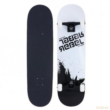 Deskorolka Rebel Skateboards 8" czarna