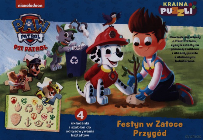 Festyn w zatoce. Kraina puzzli. Psi Patrol [KSIĄŻKA]