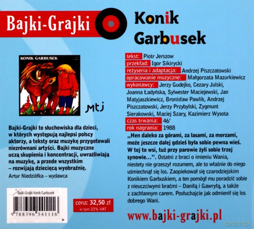 Konik Garbusek. Bajki-Grajki - Piotr Jerszow [AUDIOBOOK]