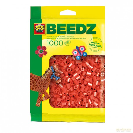 Koraliki do prasowanek czerwone 1000 szt.