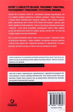 Łowcy skór. Tajemnice zbrodni w łódzkim pogotowiu - Tomasz Patora [KSIĄŻKA]