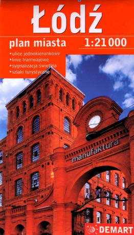 Łódź 1:21 000 plan miasta