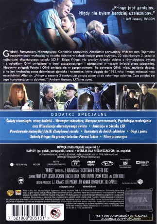 Fringe: Na granicy światów sezon 3 [6DVD]