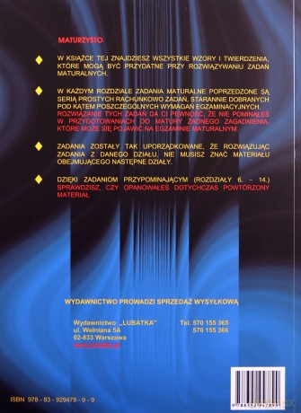 Matura z matematyki 2023-2024 poziomi podstawowy - Andrzej Kiełbasa [KSIĄŻKA]