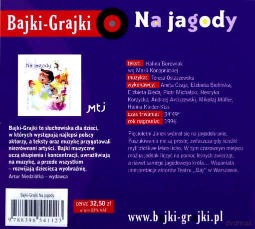 Na jagody. Bajki-Grajki - Hanna Borowiak, Maria Konopnicka [AUDIOBOOK]