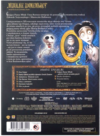 Gnijąca panna młoda (Kolekcja Tim Burton) [DVD]