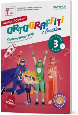Ortograffiti z Bratkiem 3 Zeszyt ćwiczeń część 2 szkoła podstawowa - Izabela Mańkowska, Małgorzata Rożyńska [KSIĄŻKA]