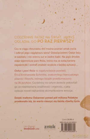Oskar i pani Róża - Eric-Emmanuel Schmitt [KSIĄŻKA]
