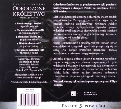 Odrodzone królestwo (Tomy 1-5) - Elżbieta Cherezińska [AUDIOBOOK]