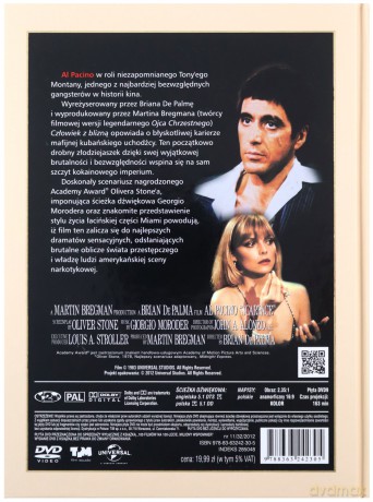 Człowiek z blizną (booklet) [DVD]