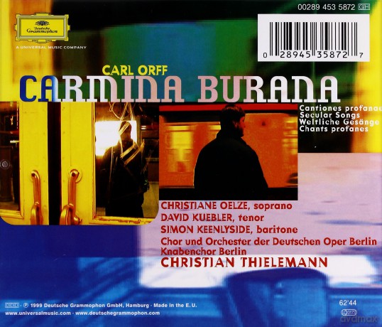Christian Thielemann: Orff: Carmina Burana [CD]