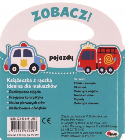Pojazdy. Zobacz! [KSIĄŻKA]