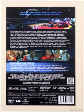 Za szybcy, za wściekli (Szybcy i wściekli 2) (digibook) [DVD]