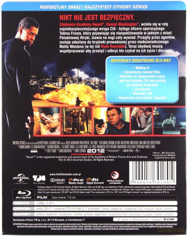 Safe House edycja specjalna (steelbook) [Blu-Ray]