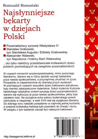 Najsłynniejsze bękarty w dziejach Polski - Romuald Romański [KSIĄŻKA]