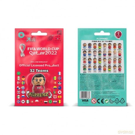 Saszetka z figurką Flipperz Fifa World Cup Qatar 2022 1 szt. mix [FIGURKA]