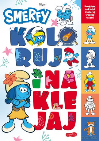 Smerfy. Nowe przygody. Koloruj, czytaj, naklejaj [KSIĄŻKA]