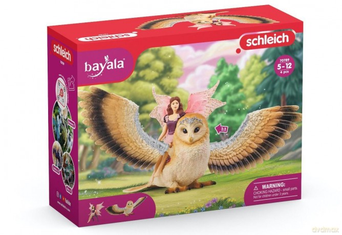 Wróżka lecąca na sowie SLH70789 [FIGURKA]