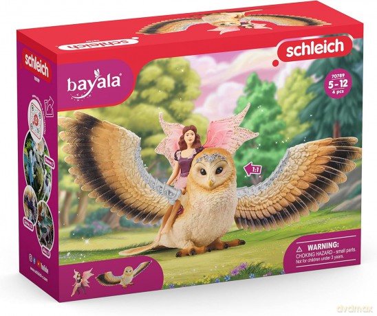 Wróżka lecąca na sowie SLH70789 [FIGURKA]