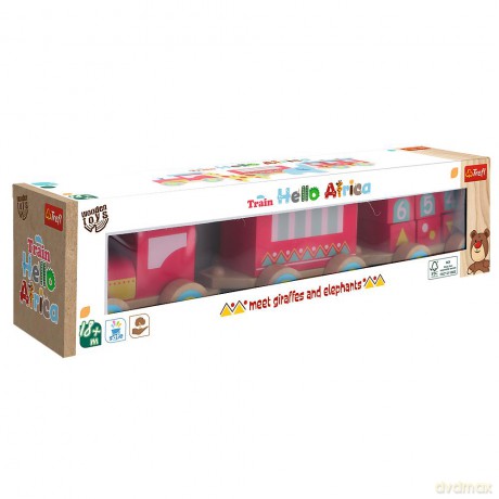 Zabawka drewniana Train Africa 61695