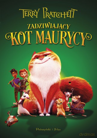 Zadziwiający kot Maurycy (okładka filmowa) - Terry Pratchett [KSIĄŻKA]