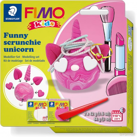 Zestaw FIMO Kids Jednorożec 2 x 42g + akcesoria Staedtler