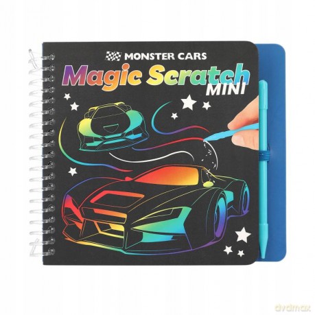 Zestaw kreatywny Mini Magic Scratch Monster Cars 12116A