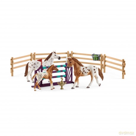 Zestaw treningowy koń Appaloosa SLH42433 [FIGURKA]
