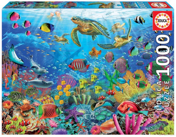 EDUCA 1000 el. Podwodny świat [PUZZLE]
