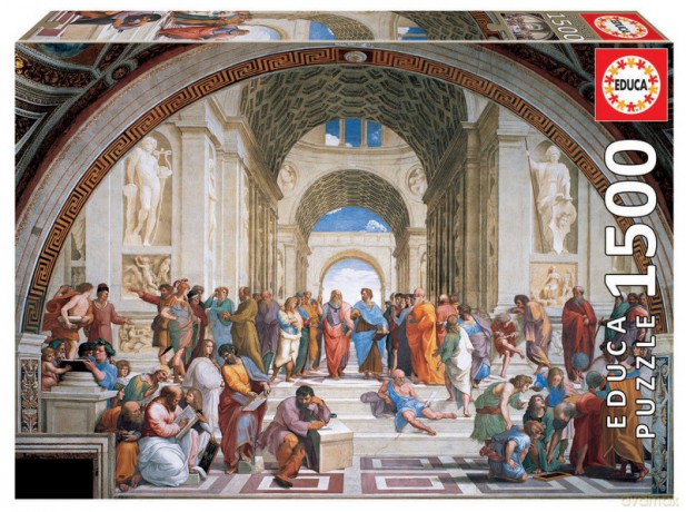 EDUCA 1500 el. Szkoła Ateńska, Rafael Santi [PUZZLE]