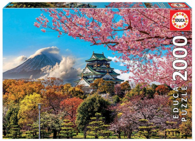 EDUCA 2000 el. Zamek Osaka/Japonia [PUZZLE]