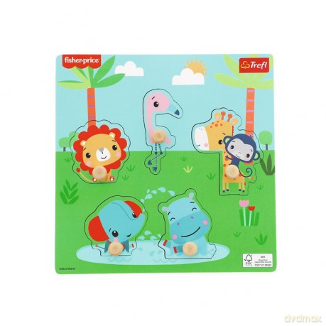 Układanka drewniana Fisher Price Zabawa