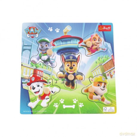 Układanka drewniana puzzle mini Psi Patrol