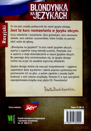 Blondynka na językach: Rosyjski - Beata Pawlikowska [KSIĄŻKA]+[CD]