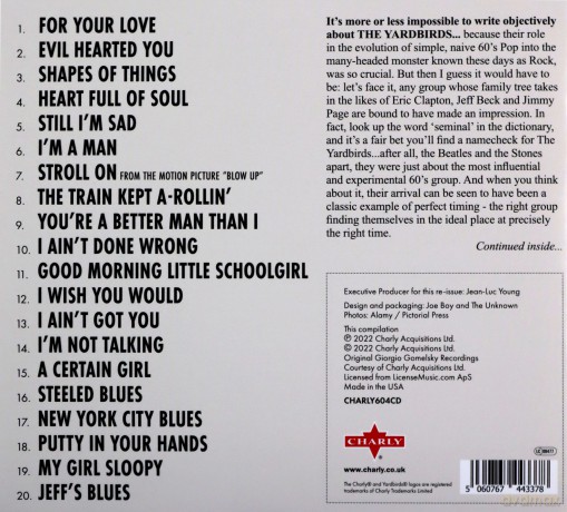 The Yardbirds: The Best Of (digipack) [CD]