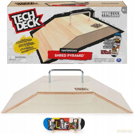 Tech Deck - drewniana rampa