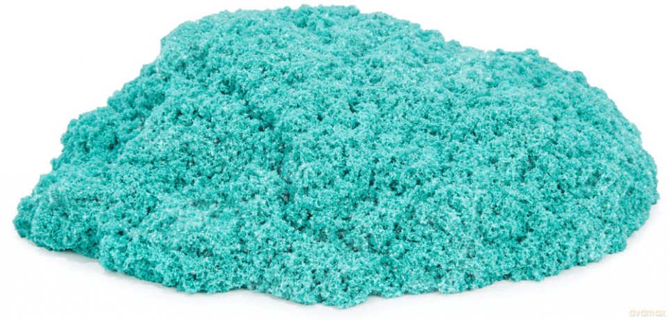 Kinetic Sand - turkusowy piasek kinetyczny z brokatem (2lb/90g)