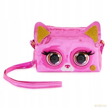 Interaktywna metaliczna torebka Purse Pets