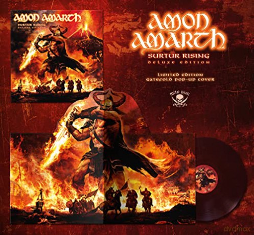Amon Amarth: Surtur Rising (Burgundy Marbled) [Winyl]