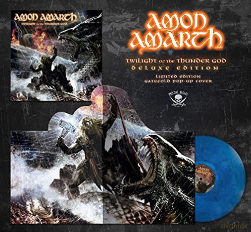 Amon Amarth: Twilight Of The Thunder God (Blue White Marbled) [Winyl]