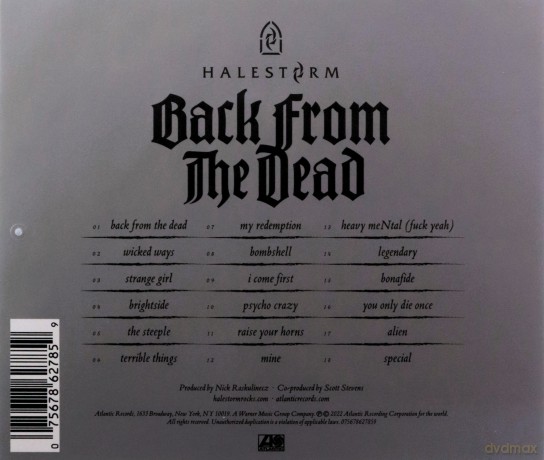 Halestorm: Back From The Dead [CD]