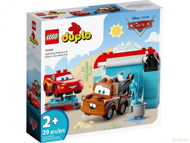 LEGO DUPLO Disney - Zygzak McQueen i Złomek - myjnia (10996) [KLOCKI]
