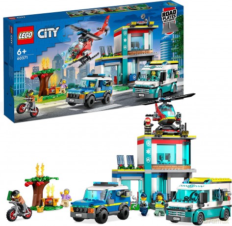 LEGO City - Parking dla pojazdów uprzywilejowanych (60371) [KLOCKI]