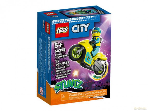 LEGO City - Cybermotocykl kaskaderski (60358) [KLOCKI]