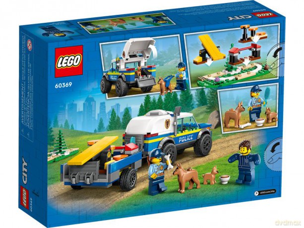 LEGO City - Szkolenie psów policyjnych w terenie (60369) [KLOCKI]