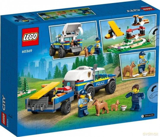LEGO City - Szkolenie psów policyjnych w terenie (60369) [KLOCKI]